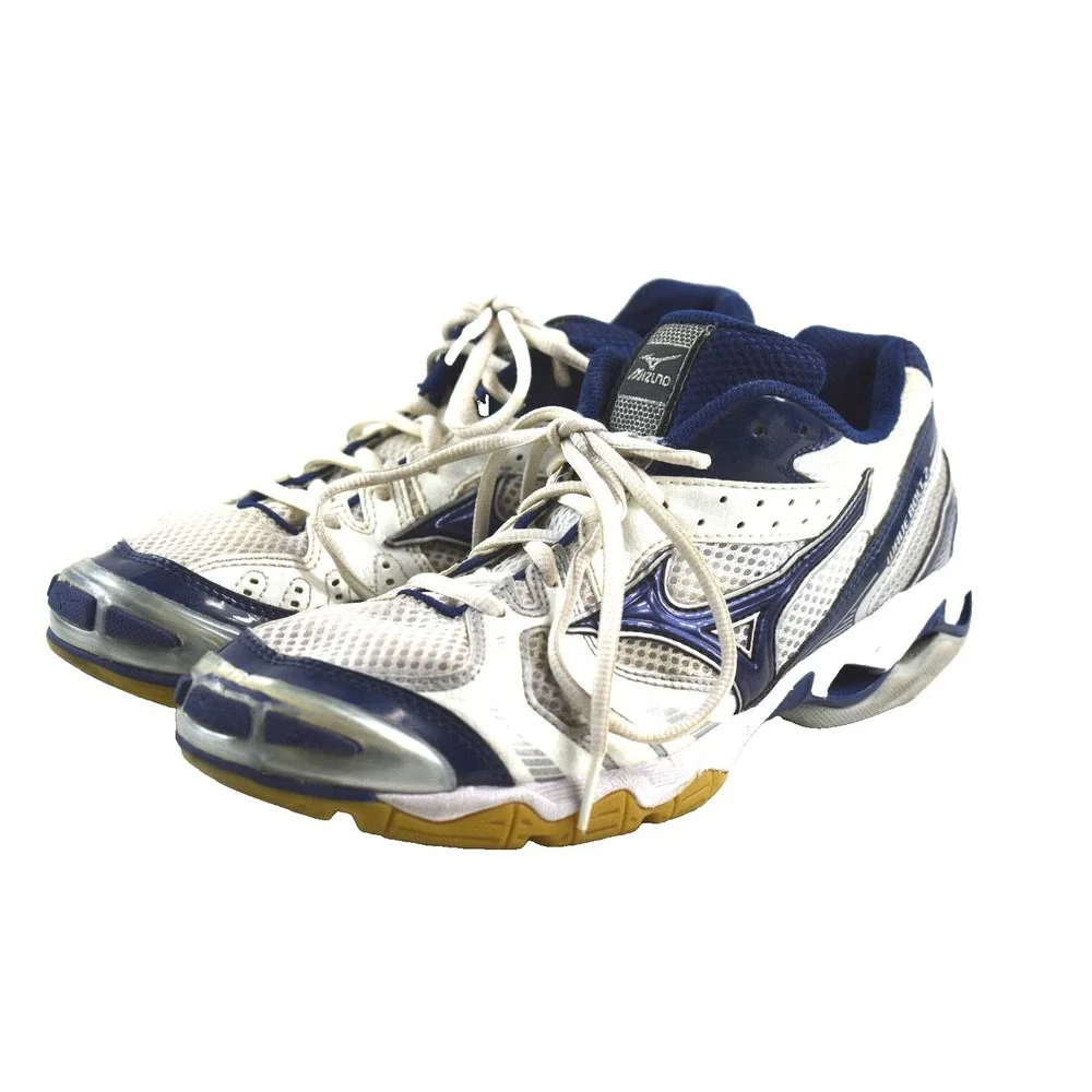 Mizuno Wave Bolt 2 Volleyball Shoes Women's Size 9.5 Blue White Athletic Sneaker